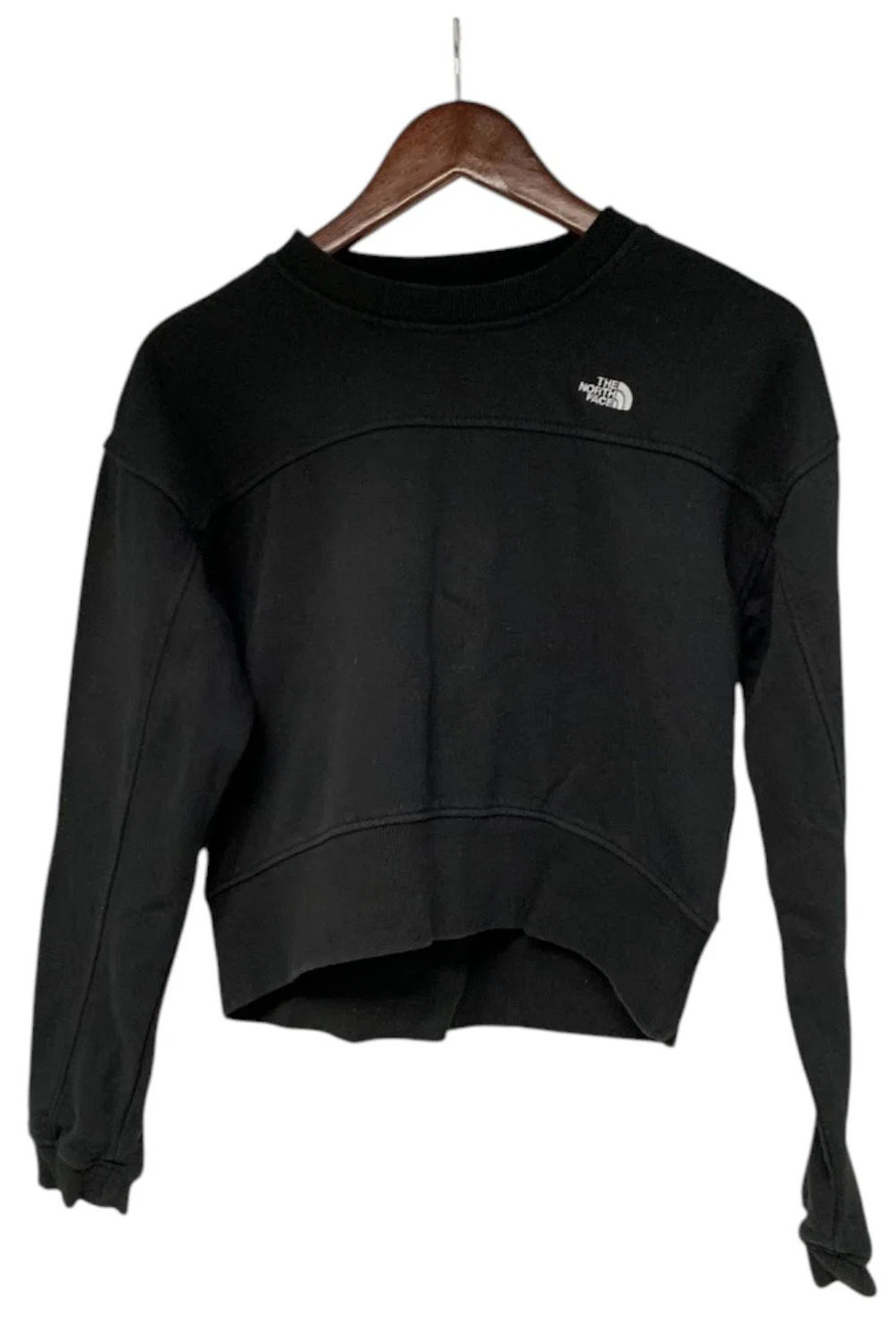 The North Face Kids Girls Fleece Lined Crewneck Pullover Black - Regular